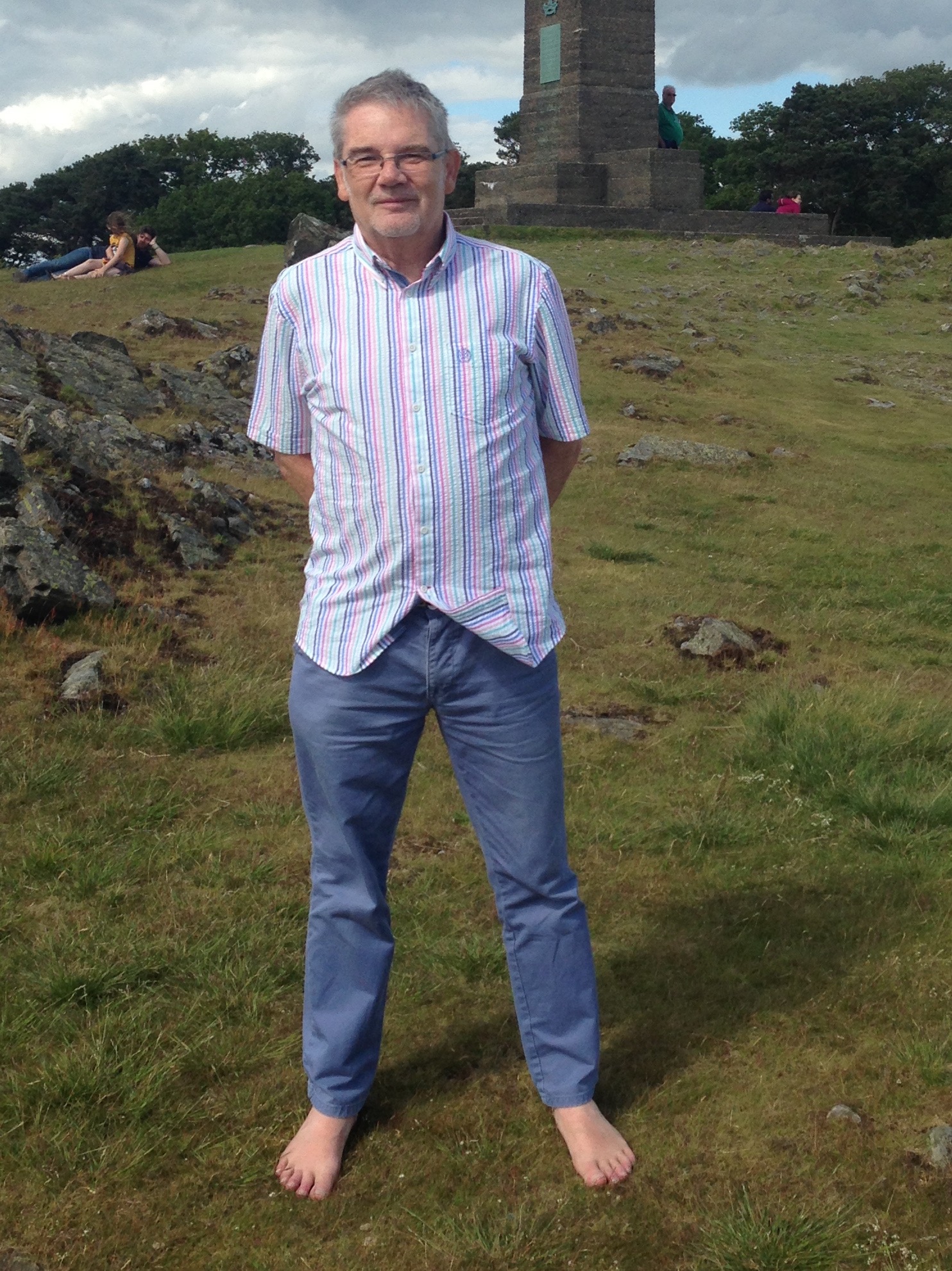 Stewart Bint barefoot hike