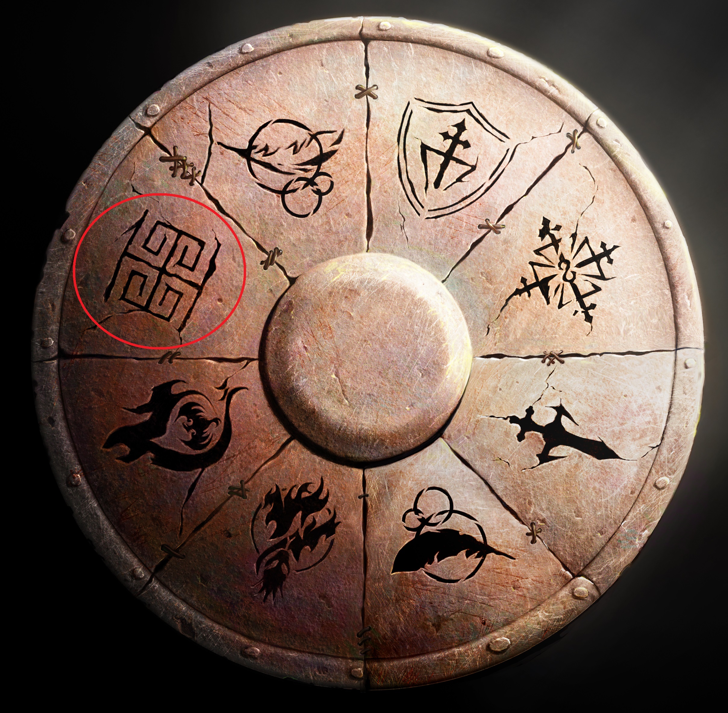 Repaired shield DUSK