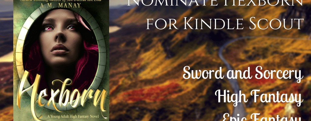 Hexborn A.M. Manay epic fantasy high fantasy Kindle scout young adult sword and sorcery