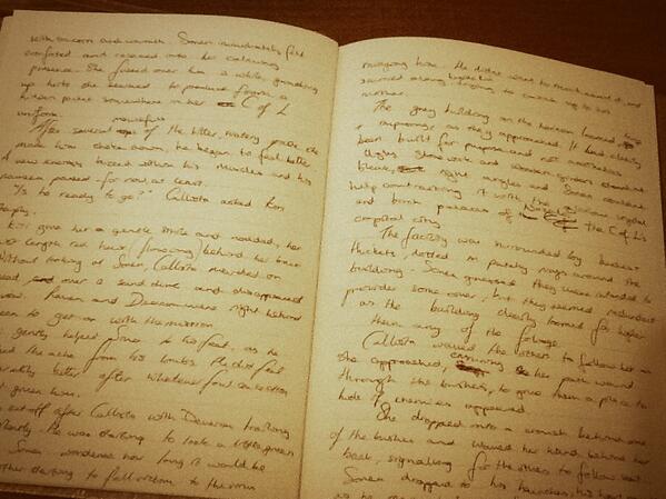 The Shield of Soren The Light and Shadow Chronicles DM Cain handwritten