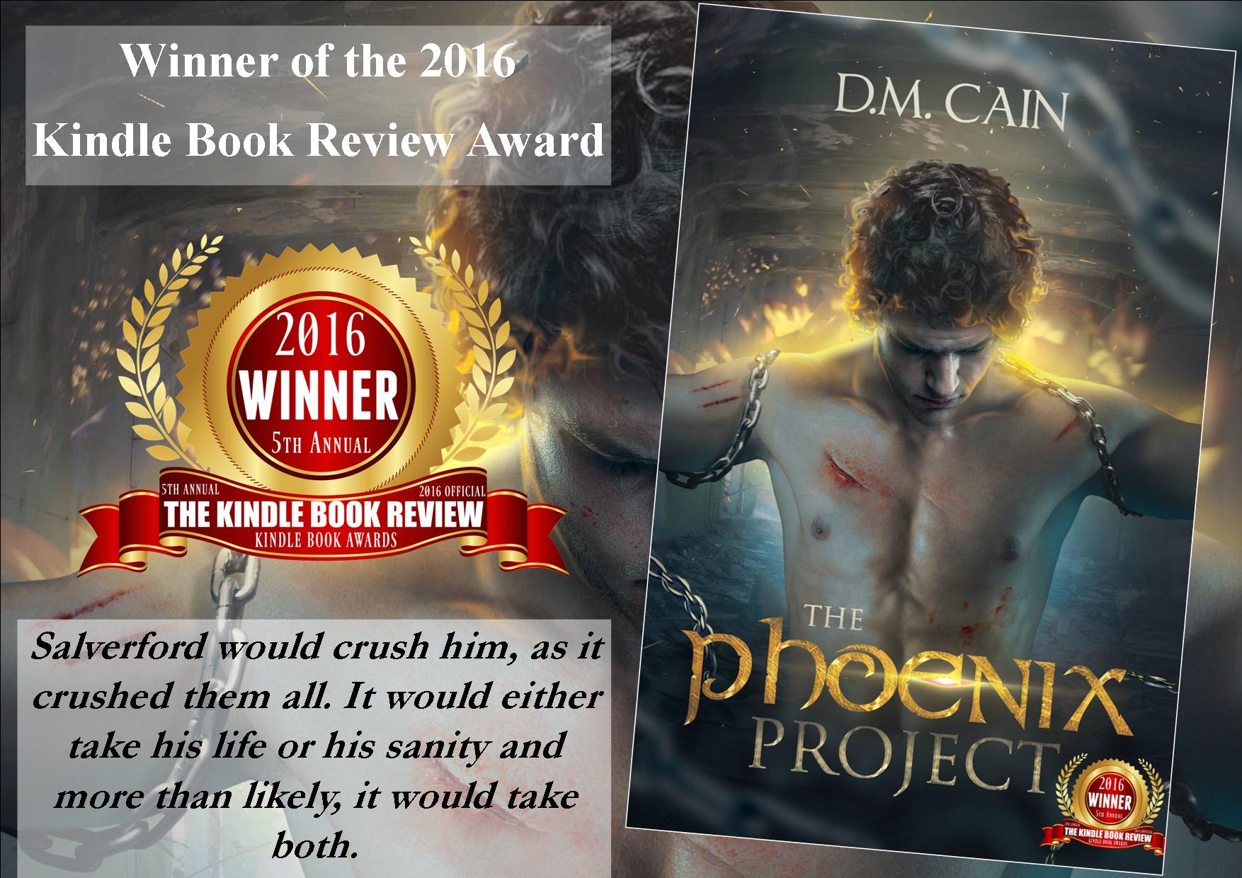 Dystopian thriller The Phoenix Project by D.M. Cain