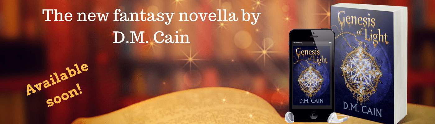 Genesis of Light by D.M. Cain banner