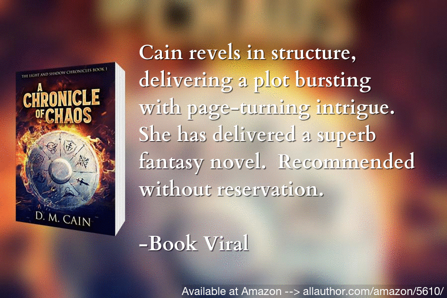 DM Cain - A Chronicle of Chaos review quote gif