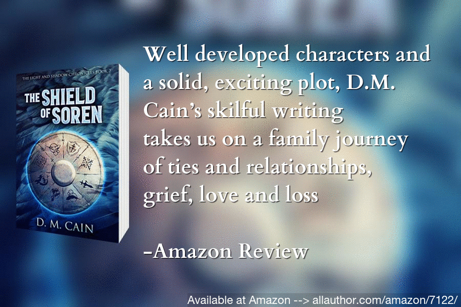 DM Cain - The Shield of Soren review quote gif