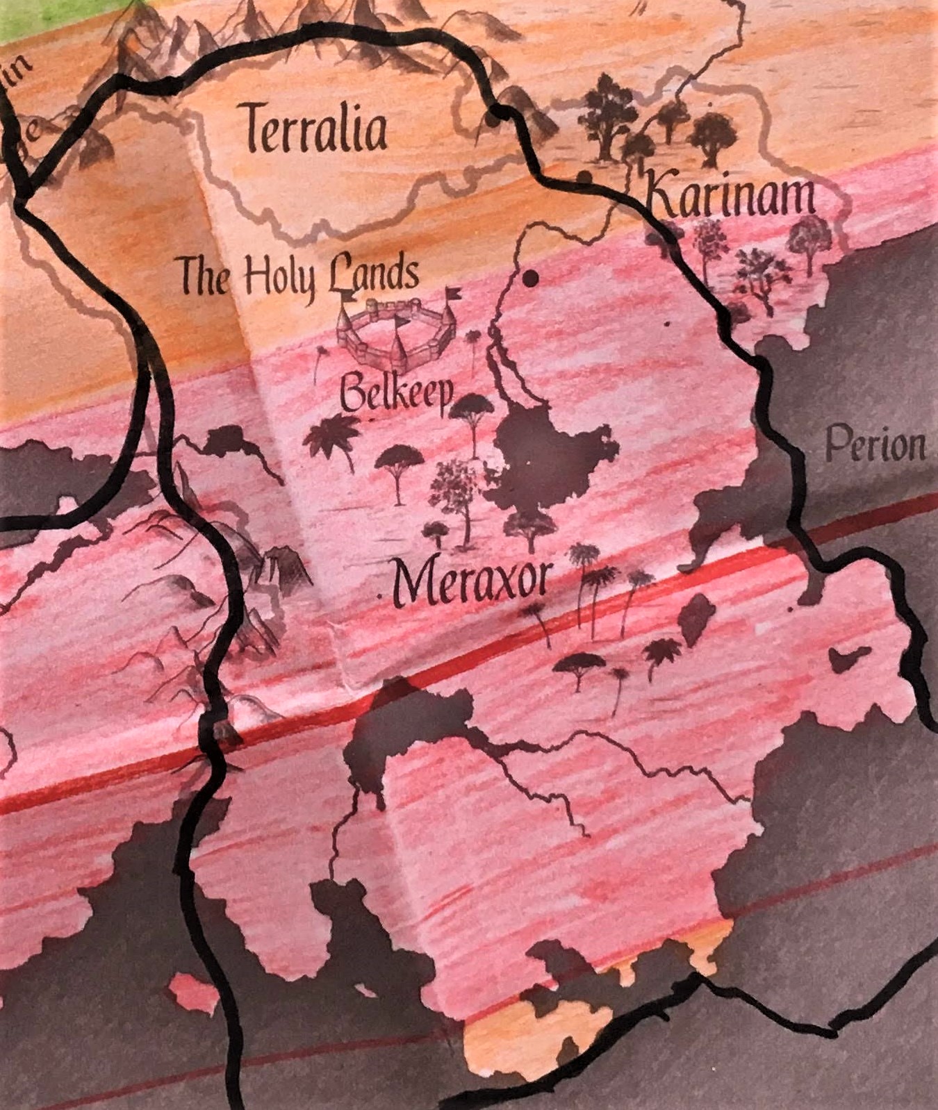 Worldbuilding: Meraxan climate map