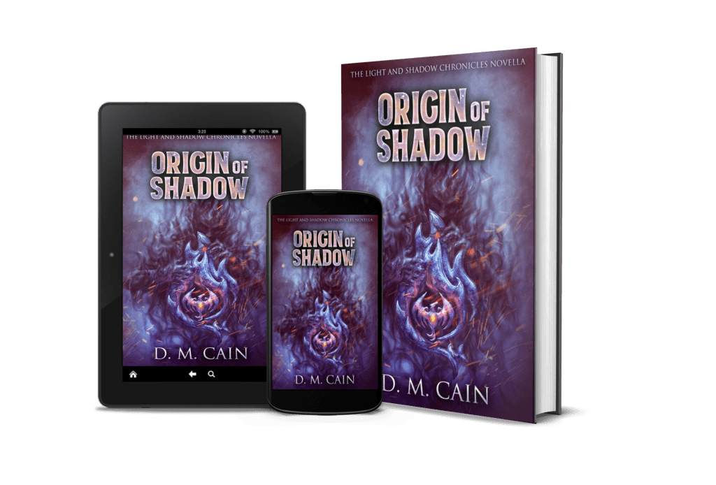 Origin of shadow hard back, tablet and phone