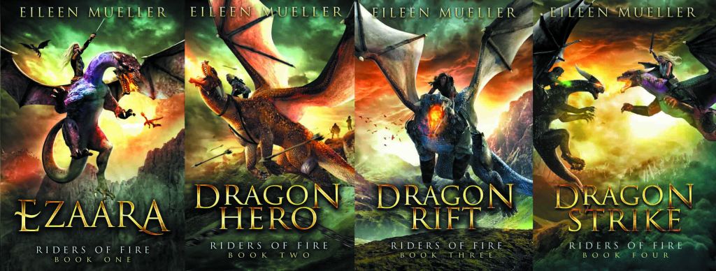 Riders of Fire by Eileen Mueller series banner