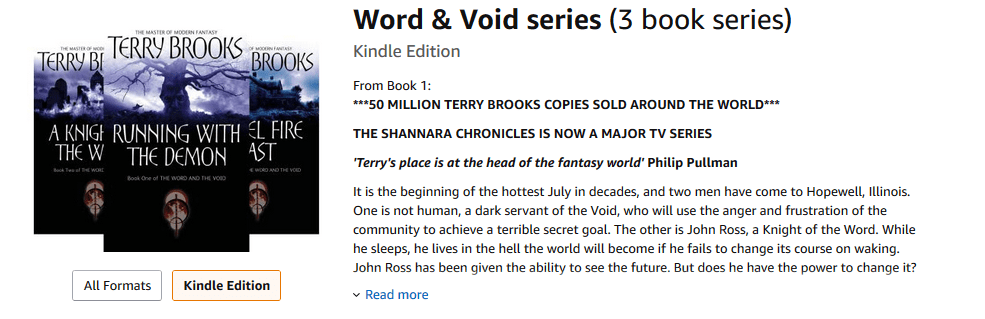 The Word and The Void by Terry Brooks